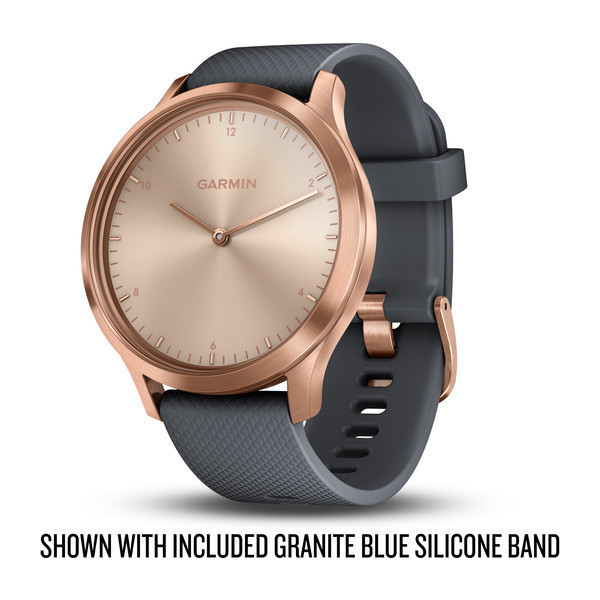 garmin vivomove hr gold rose